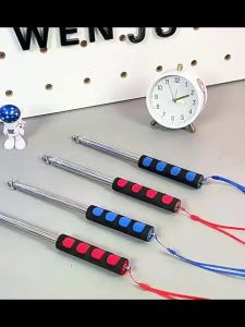 Sturdy Flag Pole Easy to Carry Telescopic Flagpole Non-slip Handle Portable Handheld Flag Pole  Teaching Pointer Stick