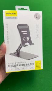 Pavareal T10 Metal Phone Stand Adjustable Desk Phone Holder Tablet Support Mount Holder Stand