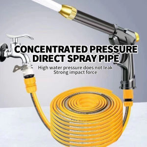 Hose for Water 5/10/15/20M Nozzle High Pressure Spray for Car Wash Spray Gun Flower Watering Garden
