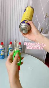 COMBO 5 Đầu bơm gas bật lửa Bơm gas hột quẹt Gas bơm bật lửa Đầu bơm gas cho bật lửa bằng bình gas mini du lịch