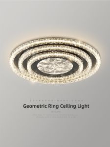 FANZHEN | Italian Luxury Multi-layer Ring Cloud Crystal Ceiling Light