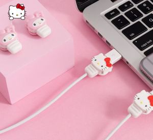 ชิ้นชาร์จม้วนเก็บสายป้องกันกรณีกัดสายป้องกันลวดปก Winder ออแกไนเซอร์ - 2ชิ้น