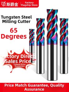 Stainless Steel Specific Hard Alloy Tungsten Milling Cutter 4 Blades