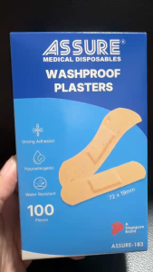 ASSURE First Aid Plaster Dressing Water Resistant Sterile (100 pcs/box)