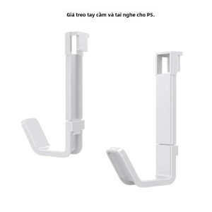 BSN | Bộ 2 Giá Treo Tường JYS-P5180 Cho PS5/PS5 Slim - Giá Treo Tay Cầm & Tai Nghe Giá Đỡ Tay Cầm DualSense Cho Phụ Kiện Chơi Game