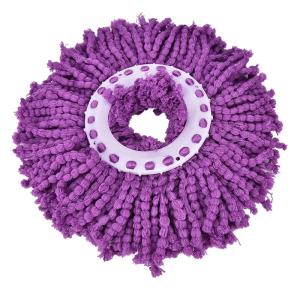 Spin Mop Replacement Pads 2Pcs - 360° Rotating Microfiber Heads for Floor Cleaning Thick & Durable