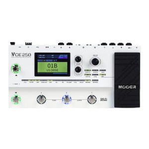 Mooer | MOOER GE250 Multi-Effects Pedal｜70 AMP Models + 180 Effects｜32 IR Cab Sims & 70s Looper｜USB Plug & Play