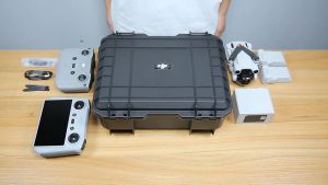 Storage Box for DJI Mini 3 Pro Drone Accessory Case Black Portable Waterproof Hard Shell Storage Box