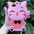 Case 3D VIVO Y12 Y12I Y15 Y15I Y17 Y17I Karakter Boneka Kucing Motif Boneka. 