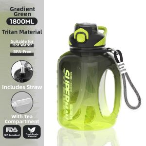 Heat Resistant Large Capacity Water Bottle Tritan