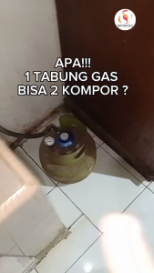 Cabang Segitiga Selang Gas - Cabang Tiga Kuningan Kompor