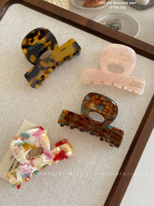 Small Size Design Sensation Acetate Hair Clips Womens Half Updo Shark Clamp Hair Accessories Stylish Korean Style Fresh out