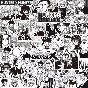 Bandai | 50Pcs/Pack Anime Hunter x Hunter Graffiti Stickers Anime Stickers For Motorcycle Luggage Laptop Bicycle Skateboard Decals
