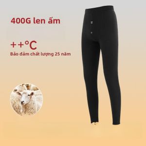 Quần ngắn MiiOW chất cotton polyester lót lông cừu dày dặn giữ ấm