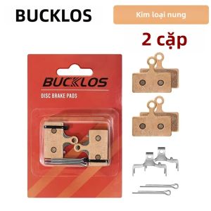 BUCKLOS | Má Phanh Đĩa Xe Đạp Leo Núi BUCKLOS Dành Cho Phanh Thủy Lực SHIMANO G01S G03S G05S M9000 Chất Liệu Đồng Bền Nhựa Tổng Hợp Kim Loại Nung Kết Gốm Đa Kim Loại.