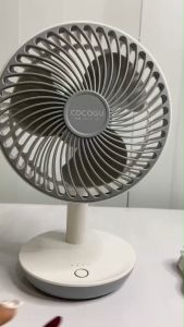 พัดลมมินิ COCOGU รุ่น C-TF1 ความจุแบตเตอรี่ 3500 mAh ใช้งานแรงสุดได้ถึง 6 ชั่วโมง