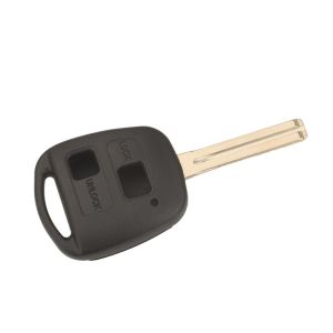 Jingyuqin Vỏ Chìa Khóa Điều Khiển Từ Xa Chất Lượng Cao Cho Xe Toyota Corolla Land Cruiser Yaris Camry Lexus RX300 ES300 LS400 GX460 - ABS + Kim Loại