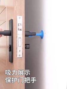 Nút cao su Vuông Chặn Tay Nắm Cửa Hút Tường Tránh Va Đập chống ồn tiện dụng nút chặn cửa đa năng