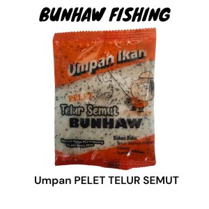 umpan pelet telur semut /kroto bunhaw umpan siap pakai umpan ikan masikan nila dan lain-lain
