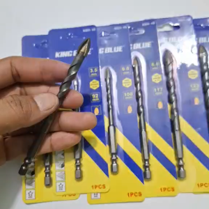 Mũi khoan đa năng chữ thập 4 cạnh khoan gạch đá bê tông chính hãng King Blue không cong vênh không mẻ đầu