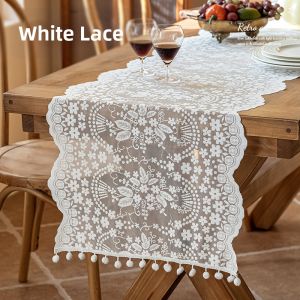 HUAMU | Luxury French Lace Table Runner Home Decor Photogenic