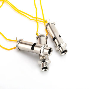 M.G.【Ready in Stock】 Small Whistle High Frequency Whistle Life-Saving Whistle Survival Whistle