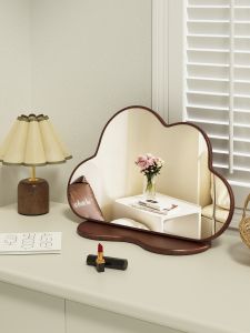 FWTDF | Vintage Folding Cloud Shaped Large HD Makeup Mirror