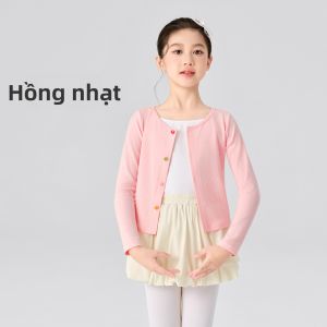 aiwuge | Áo Cardigan Phong Cách Ballet Ngọt Ngào Cho Trẻ Em