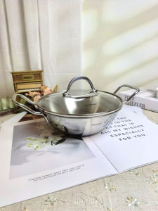 chockmen | Stainless Steel Small Stir Fry Pan 20cm