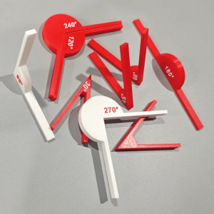 9pcs Math Angle teaching tools math supplies angle tools geometric angle display tools math teaching aids learning tools