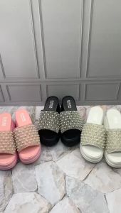 Sandal Mutiara Wedges Highsole Korea Shoes WG8869