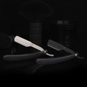 MenS Shaver Straight Edge Barber Razor Knives Manual Beard Shaving And Care Replaceable Blades Shavette Gift For Men
