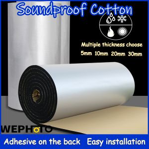 WEPHOTO โฟมผ้าฝ้าย กันเสียงรบกวน กันความร้อน สําหรับรถยนต์ รถบรรทุก ผ้าฝ้ายฉนวนกันความร้อน ฉนวน PE เคลือบฟอยล์ ฉนวนพีอีโฟมเคลือบฟอยล์ กันเสียงพรมไร้เสียงไฟร์วอลล์ฉนวนกัน