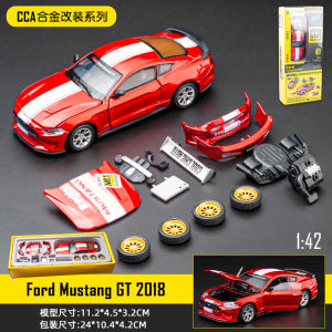Ford Mustang GT350 Alloy Car Model American Muscle Toy Car Pullback Simulation Collectible Vehicle Model for Children