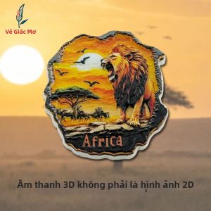 Nam Châm Tủ Lạnh Hình Sư Tử 3D Vua Hoang Dã Châu Phi Quà Lưu Niệm Du Lịch Thế Giới Sáng Tạo Trang Trí Nhà Cửa & Văn Phòng Quà Tặng Cá Nhân Hóa Độc Đáo