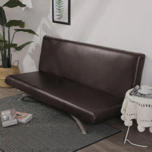 No-Armrest Foldable All-Inclusive Elastic Waterproof PU Sofa Cover