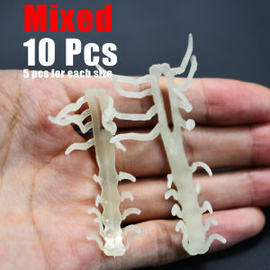 Topranc Night Fish Luring Transparent Shrimp Feet Soft Bait Artificial Lure Special Fishing Bait Tackle Accessories