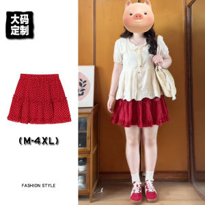 Váy Ngắn Kẻ Caro Đỏ Cạp Cao Thời Trang Mùa Hè Cho Nữ Váy Xếp Ly Kiểu Dáng Bánh Cỡ Lớn Váy Midi Váy Ngắn