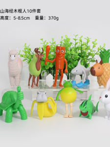 ของเล่นไม้รูปมนุษย์จากหนังสือเทพธิดาภูเขาและทะเล ของเล่นตัวการ์ตูนสำหรับเด็กชายวัยเก้าขวบ ของเล่นที่ทำด้วย PVC ที่ทำจากวัสดุธรรมชาติ