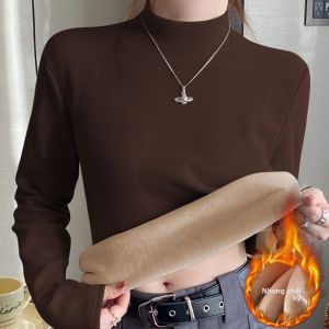 HUAXUNRAN | Áo Lót Cao Cổ Dày Ấm