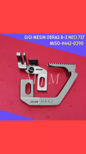H442-D290 GIGI MESIN JAHIT OBRAS BENANG 3 NECI 737 ( MISO-H442/D290 )