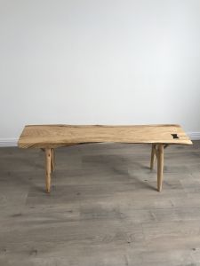 Solid Wood Nordic and Japanese Style Bench Dining Stool Bench a Double Chair Shoe Changing Stool Green Plant Rack Bed End Stool TV Stool