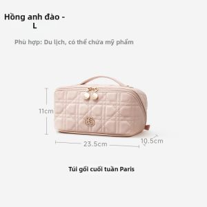 EACHY | Túi Đựng Mỹ Phẩm Dung Lượng Lớn Có Khuôn