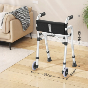 Walking Aid with Seat for Elderly