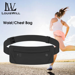 LouisWill กระเป๋าเข็มขัดเอวกระเป๋าคาดหน้าอกกระเป๋าเอวมัลติฟังก์ชั่กระเป๋าออกกำลังกายกระเป๋ากีฬากระเป๋ากระเป๋าคาดเอวกันน้ำกระเป๋าคาดตัวปรับได้กระเป๋าวิ่งกระเป๋าคาดเอวมินิสำหรับออกกำลังกายกลางแจ้ง