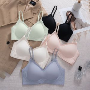 บราดันทรงสตรี บราไร้ตะเข็บ บราดันทรง ผ้านุ่มมาก สวมใส่สบาย และแผ่นซับน้ำนมสามารถถอดออกได้。การออกกำลังกายและการนอนหลับชุดชั้นในไร้รอยต่อ