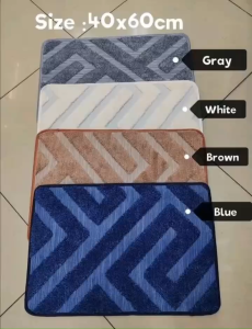 #012  Memory Foam Absorbent Soft Mat Bathroom Bedroom Floor Shower Rug Non-slip doormat 40X60CM