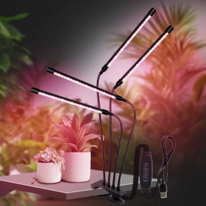 Desktop Clip 5V USB Full Spectrum LED Grow Lamp Dimmable Timed Promotes Plant Flowering And Fruiting
