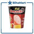 [LY LẺ] - MASAN - Mì ly Omachi có CÂY THỊT THẬT hương vị Xốt/Sốt Bò Hầm (114g/ly) - Mì ly khoai tây ăn liền. 