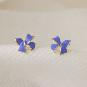 ต่างหูรูปผีเสื้อสีน้ำตาลขนาดเล็ก เครื่องประดับเงินแท้ S925 สำหรับผู้หญิง ดีไซน์หรูหรา ต่างหูแบบห่วง ต่างหูแบบห่วง